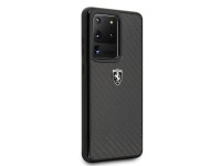 Funda Ferrari Carbon Heritage para Samsung Galaxy S20 Ultra - Negra Funda Ferrari Carbon Heritage para Samsung Galaxy S20 Ultra - Negra