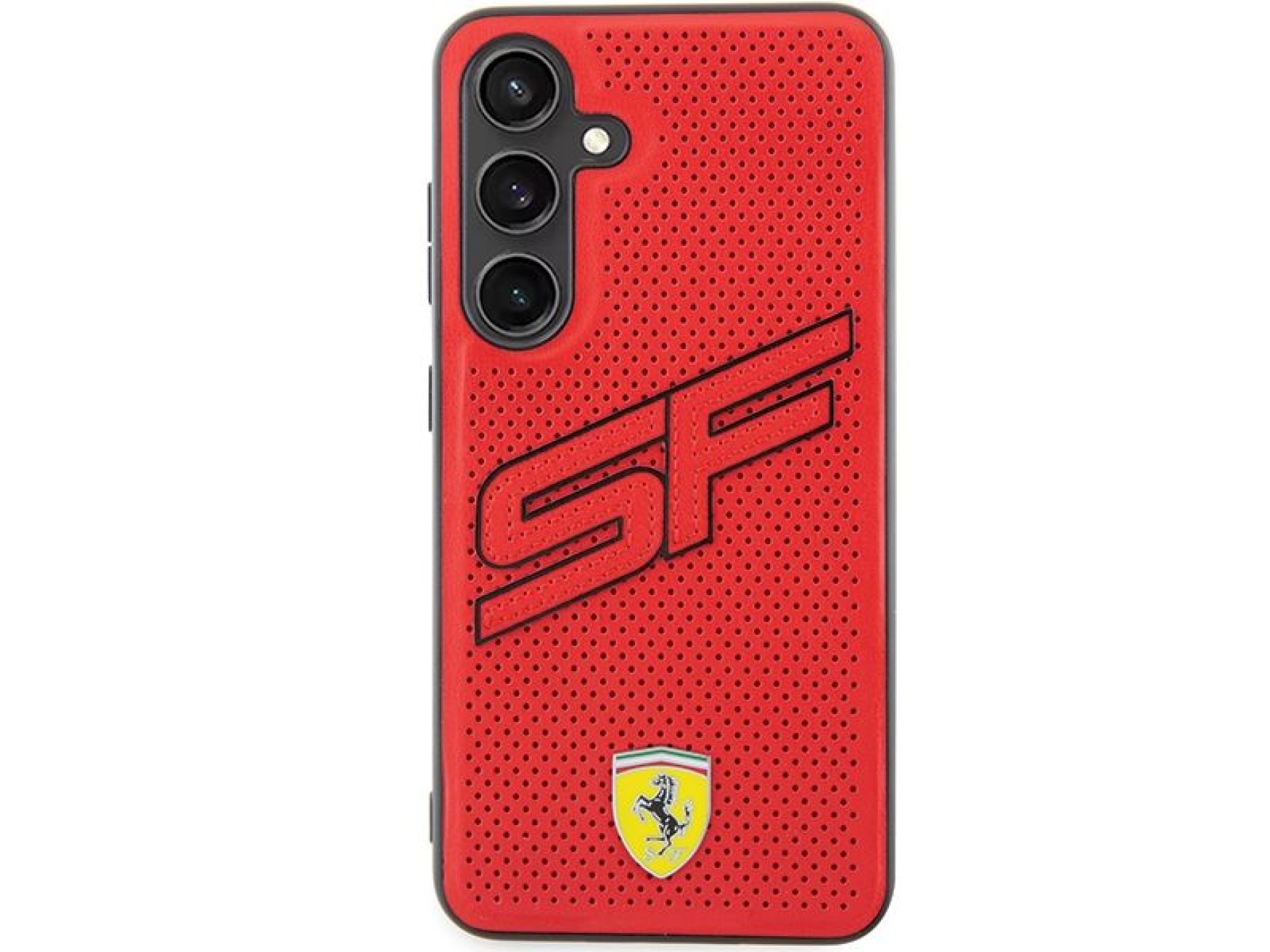 Ferrari Big SF Perforated case for Samsung Galaxy S24 - red