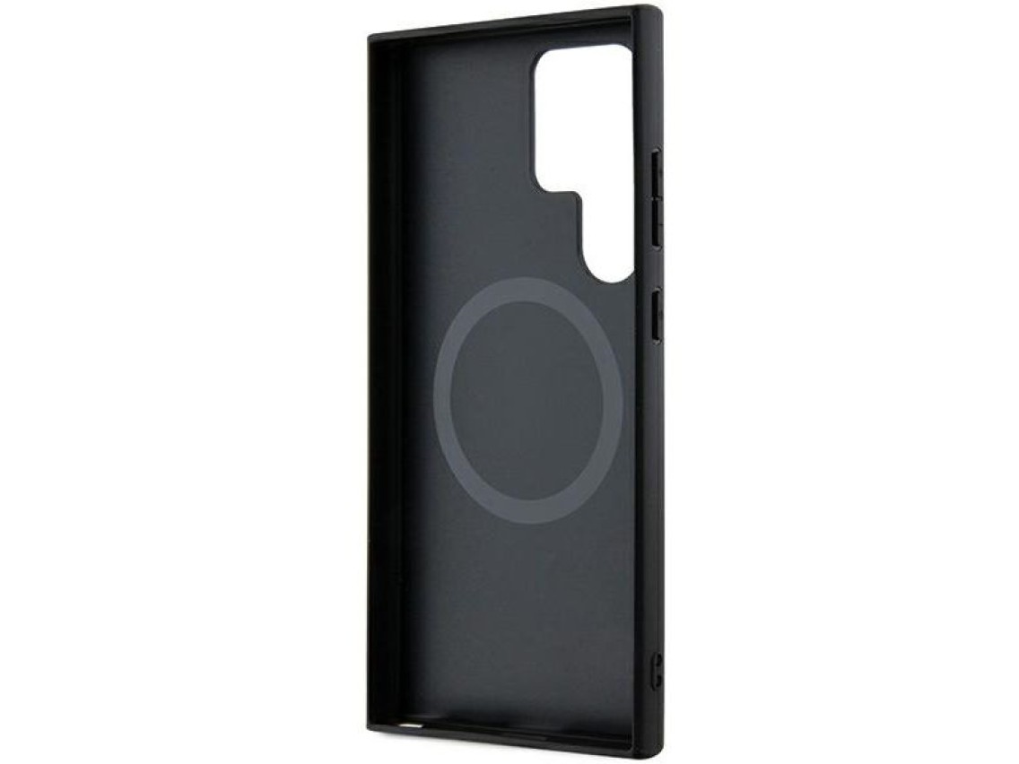 Funda MagSafe Ferrari Hot Stamp V Lines para Samsung Galaxy S24 Ultra - negra
