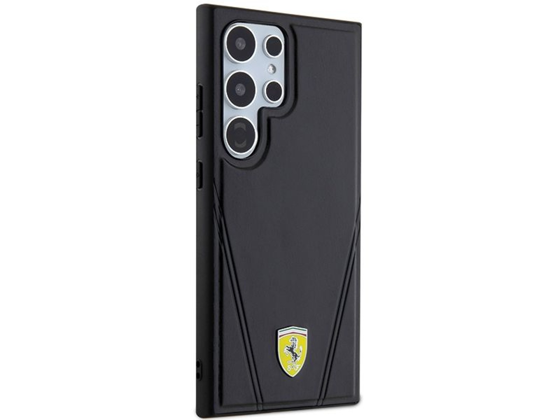 Funda MagSafe Ferrari Hot Stamp V Lines para Samsung Galaxy S24 Ultra - negra