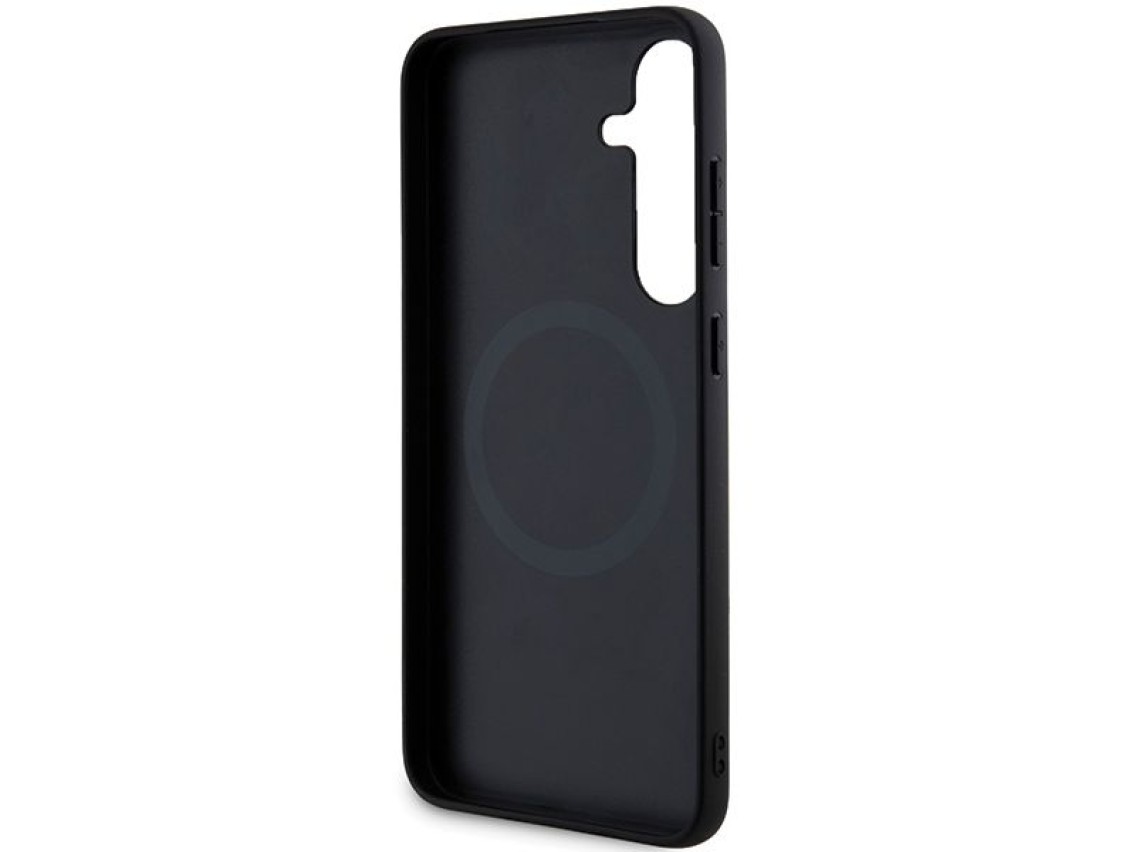 Funda MagSafe Ferrari Hot Stamp V Lines para Samsung Galaxy S24+ - negra