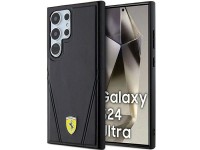 Funda MagSafe Ferrari Hot Stamp V Lines para Samsung Galaxy S24 Ultra - negra Funda MagSafe Ferrari Hot Stamp V Lines para Samsung Galaxy S24 Ultra - negra
