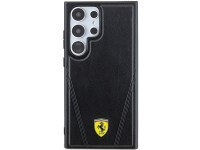 Funda MagSafe Ferrari Hot Stamp V Lines para Samsung Galaxy S24 Ultra - negra Funda MagSafe Ferrari Hot Stamp V Lines para Samsung Galaxy S24 Ultra - negra
