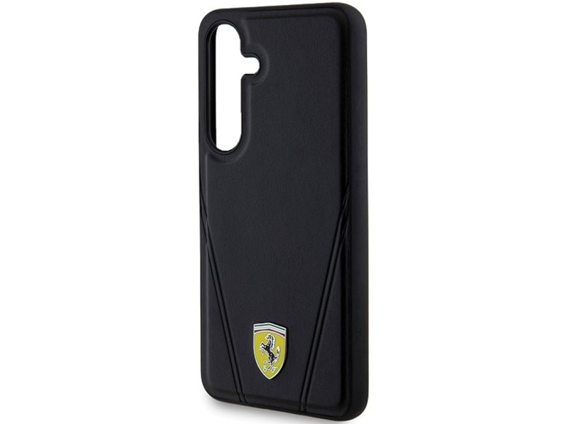 Funda MagSafe Ferrari Hot Stamp V Lines para Samsung Galaxy S24+ - negra