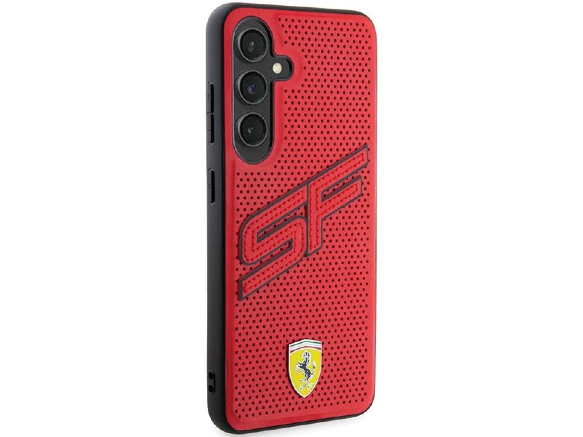 Ferrari Big SF Perforated case for Samsung Galaxy S24 - red