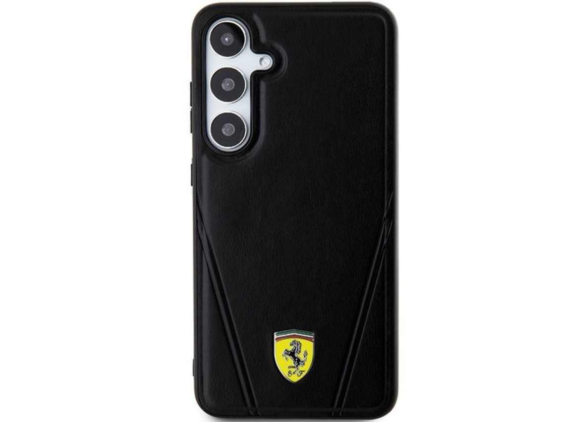 Funda MagSafe Ferrari Hot Stamp V Lines para Samsung Galaxy S24+ - negra