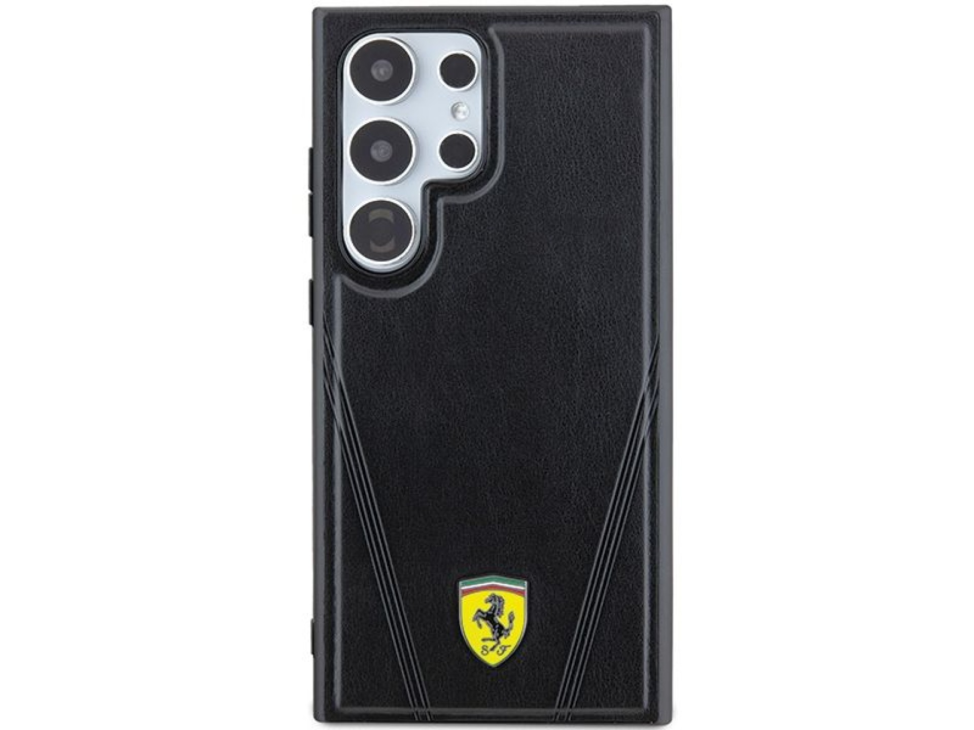 Funda MagSafe Ferrari Hot Stamp V Lines para Samsung Galaxy S24 Ultra - negra