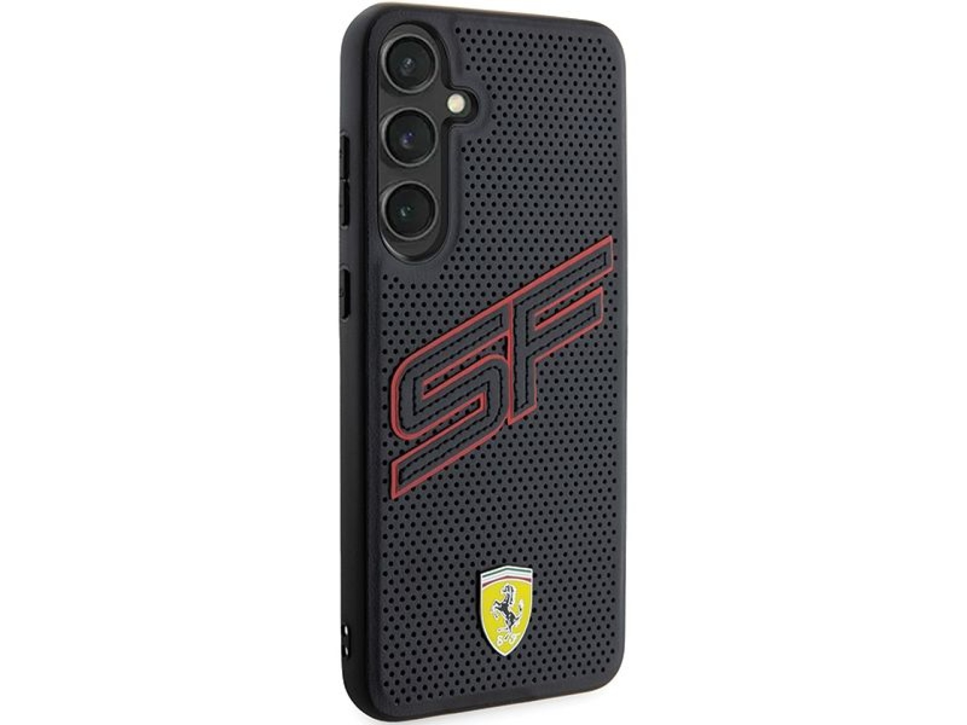 Capa Ferrari Big SF Perfurada para Samsung Galaxy S24 - preta