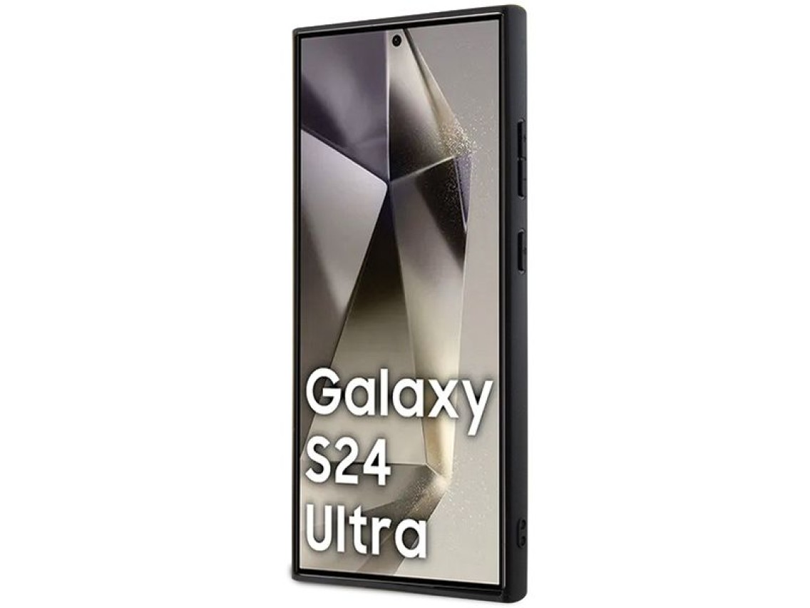 Funda MagSafe Ferrari Hot Stamp V Lines para Samsung Galaxy S24 Ultra - negra