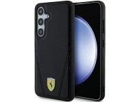 Ferrari Hot Stamp V Lines MagSafe case for Samsung Galaxy S24 - black Ferrari Hot Stamp V Lines MagSafe case for Samsung Galaxy S24 - black