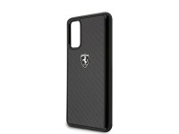 Estuche r�gido Ferrari FEHCAHCS62BK S20 G980 negro/negro Carbon Heritage