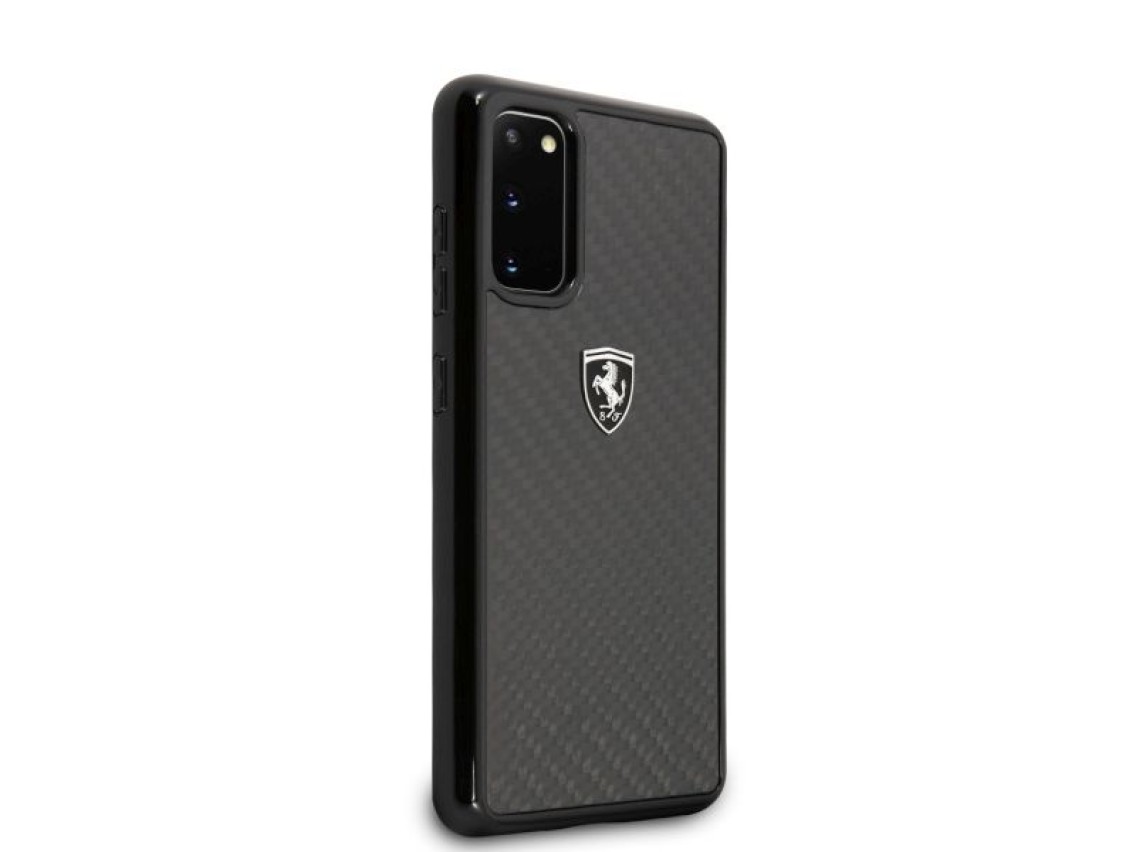 Estuche r�gido Ferrari FEHCAHCS62BK S20 G980 negro/negro Carbon Heritage