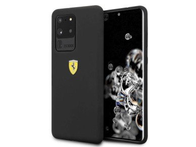 Estuche rígido Ferrari FESSIHCS69BK S20 Ultra G988 negro/negro silicona Estuche rígido Ferrari FESSIHCS69BK S20 Ultra G988 negro/negro silicona