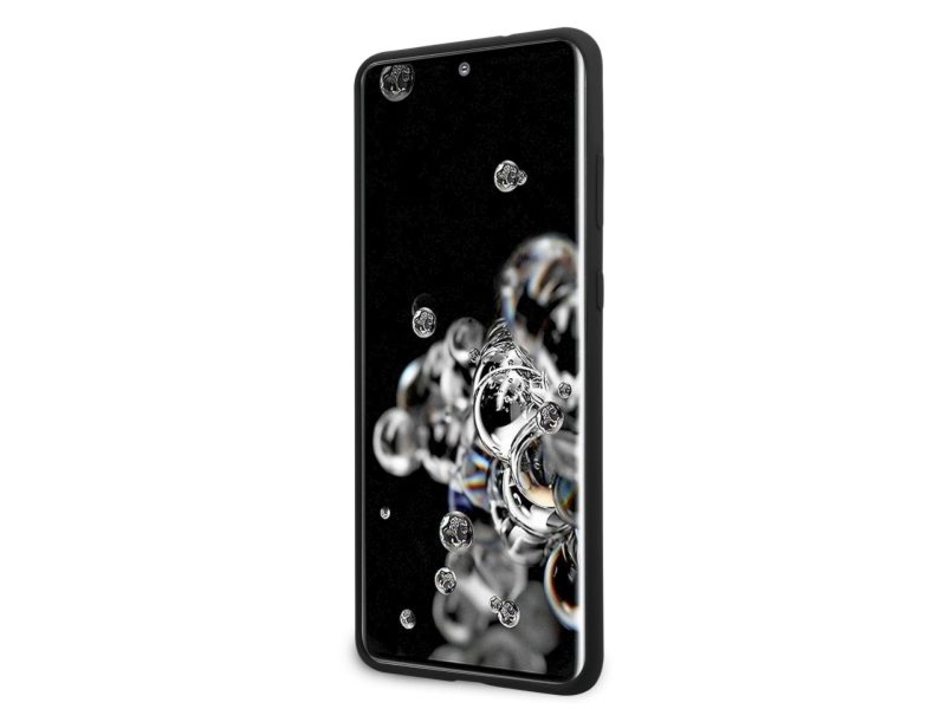 Capa rígida Ferrari FESSIHCS69BK S20 Ultra G988 preta/preta de silicone