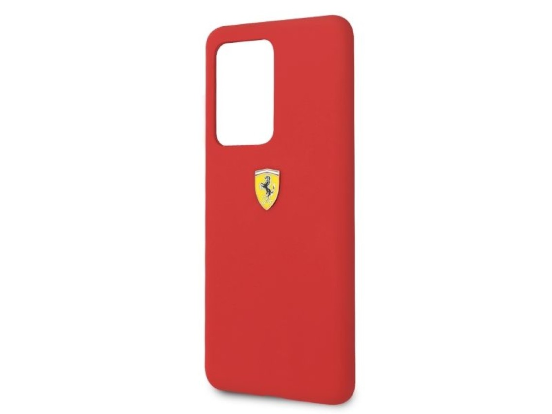 Ferrari Hardcase FESSIHCS69RE S20 Ultra G988 red/red Silicone