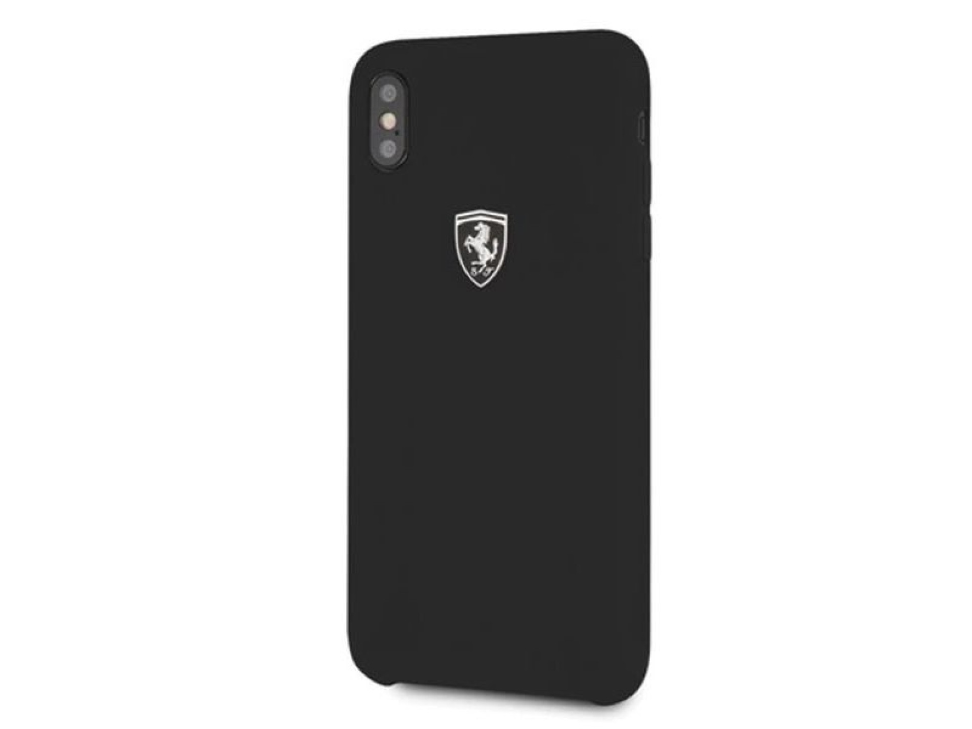 Ferrari Hardcase FEOSIHCI65BK iPhone Xs Max black/black Silicone Off track