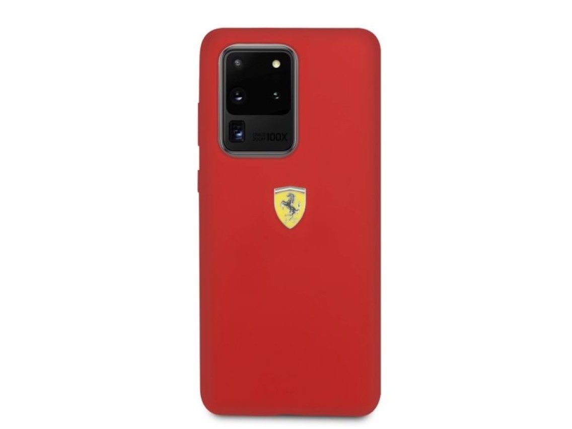 Ferrari Hardcase FESSIHCS69RE S20 Ultra G988 red/red Silicone