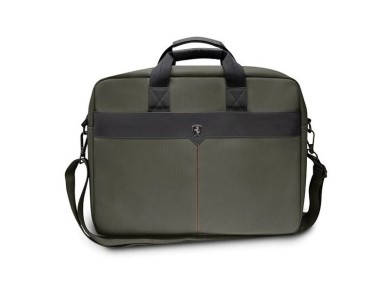 Ferrari Off Track Scuderia bag for a 16" laptop - green Ferrari Off Track Scuderia bag for a 16" laptop - green