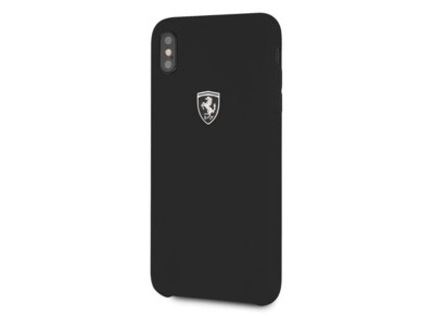 Ferrari Hardcase FEOSIHCI65BK iPhone Xs Max black/black Silicone Off track