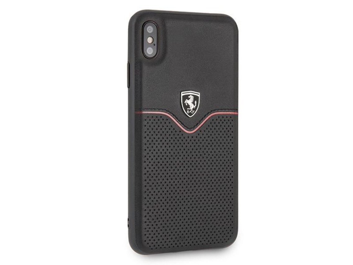 Ferrari Hardcase FEOVEHCI65BK iPhone Xs Max black/black Off Track Victory