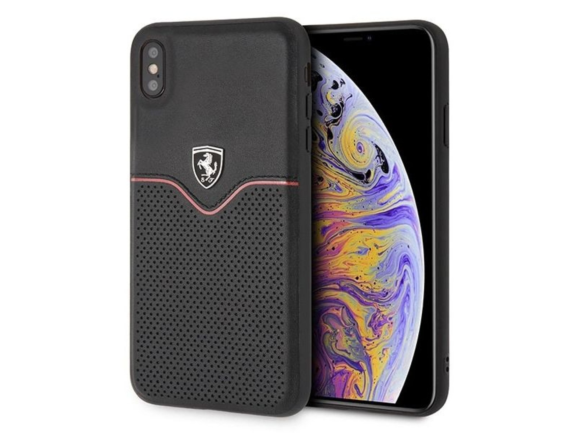 Ferrari Hardcase FEOVEHCI65BK iPhone Xs Max black/black Off Track Victory