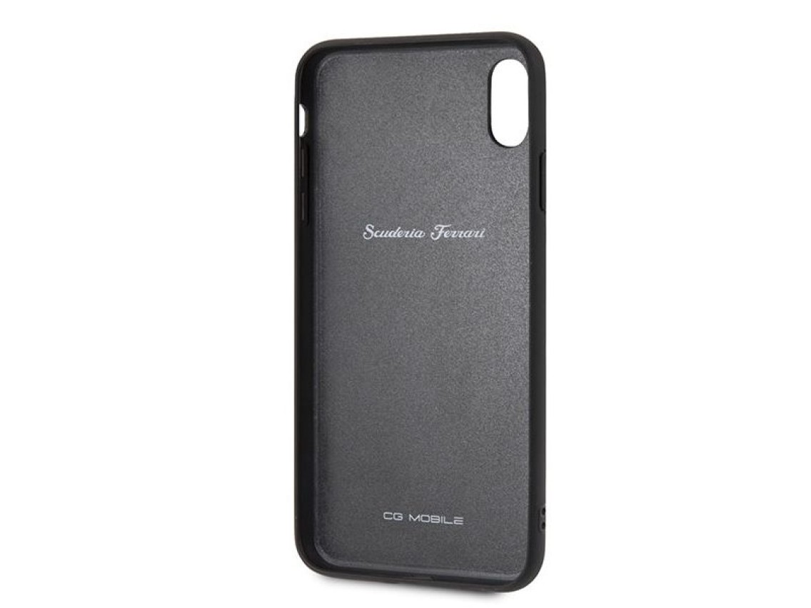 Ferrari Hardcase FEOVEHCI65BK iPhone Xs Max black/black Off Track Victory