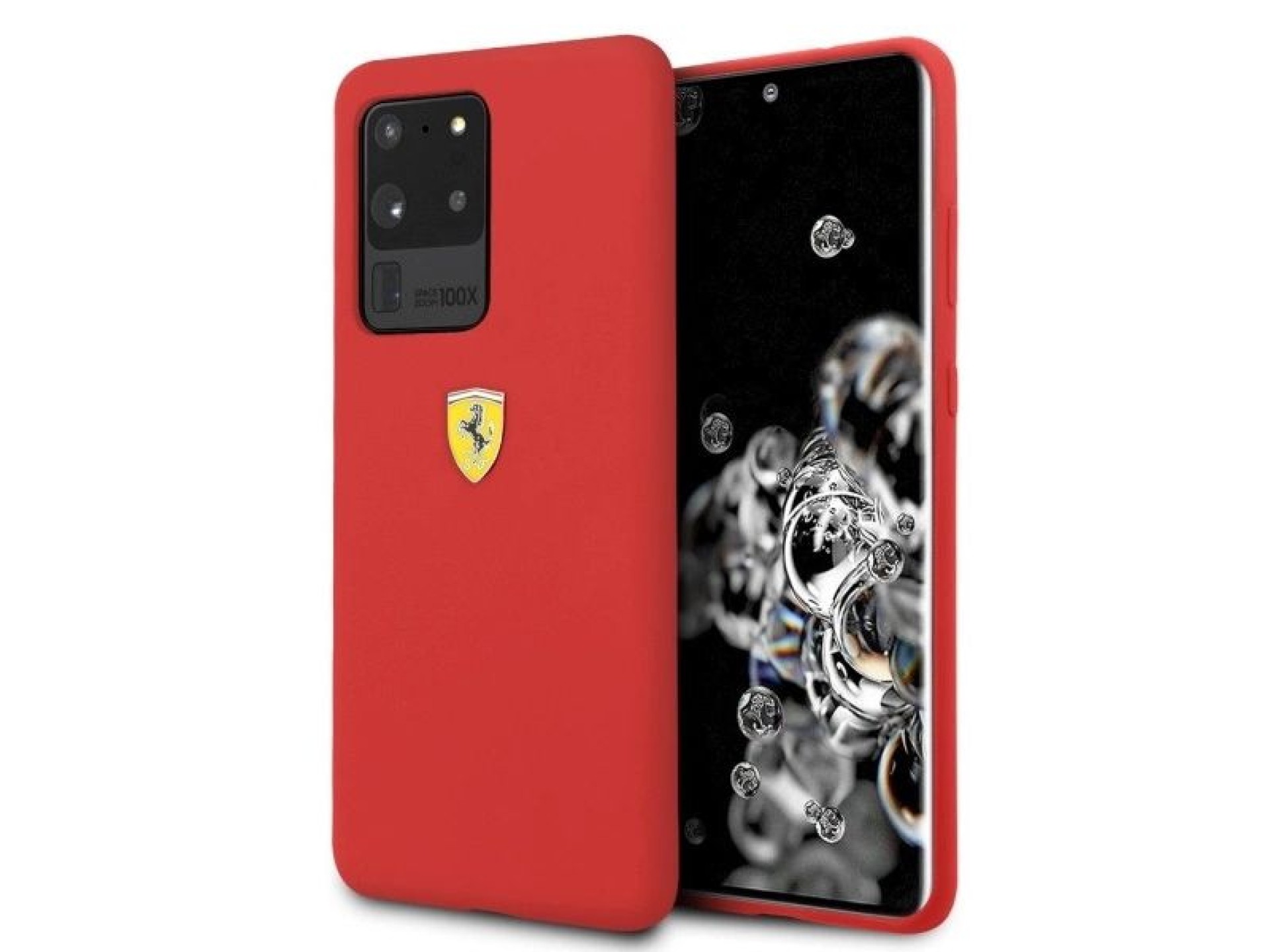 Ferrari Hardcase FESSIHCS69RE S20 Ultra G988 red/red Silicone