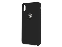 Ferrari Hardcase FEOSIHCI65BK iPhone Xs Max black/black Silicone Off track