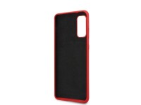 Funda de silicona Ferrari para Samsung Galaxy S20 - Roja