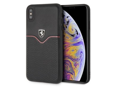 Funda rígida Ferrari FEOVEHCI65BK para iPhone Xs Max, negra/negra, Off Track Victory Funda rígida Ferrari FEOVEHCI65BK para iPhone Xs Max, negra/negra, Off Track Victory
