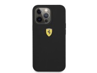 Funda rígida Ferrari FESSIHMP13LBK para iPhone 13 Pro / 13 de 6,1" en color negro/negro y con conect Funda rígida Ferrari FESSIHMP13LBK para iPhone 13 Pro / 13 de 6,1" en color negro/negro y con conect
