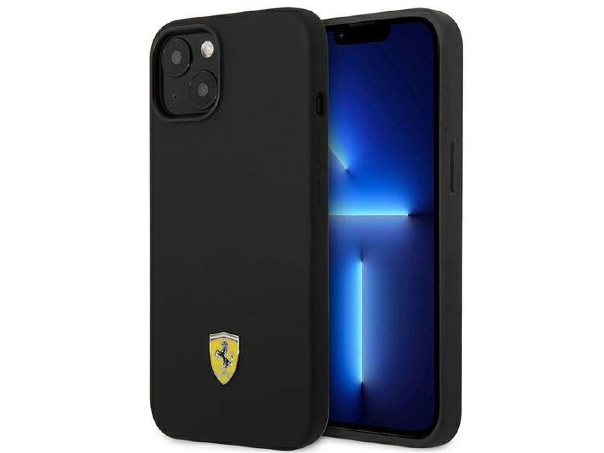 Funda rígida Ferrari FEHCP14SSIBBK para iPhone 14 de 6,1