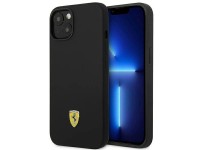 Ferrari FEHCP14MSIBBK iPhone 14 Plus 6.7" black/black hardcase Silicone Metal Logo Ferrari FEHCP14MSIBBK iPhone 14 Plus 6.7" black/black hardcase Silicone Metal Logo