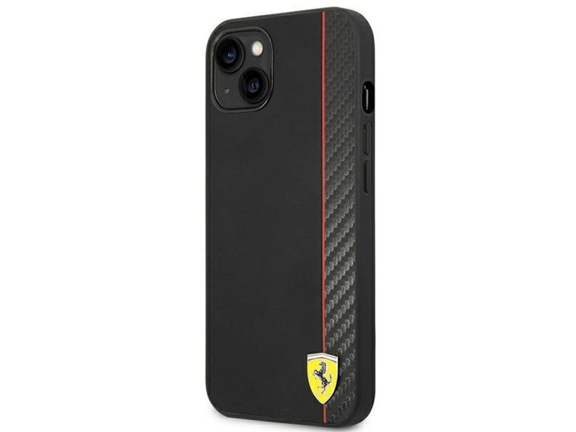 Ferrari FEHCP14MAXBK iPhone 14 Plus 6.7" negro/negro carcasa rígida Carbon