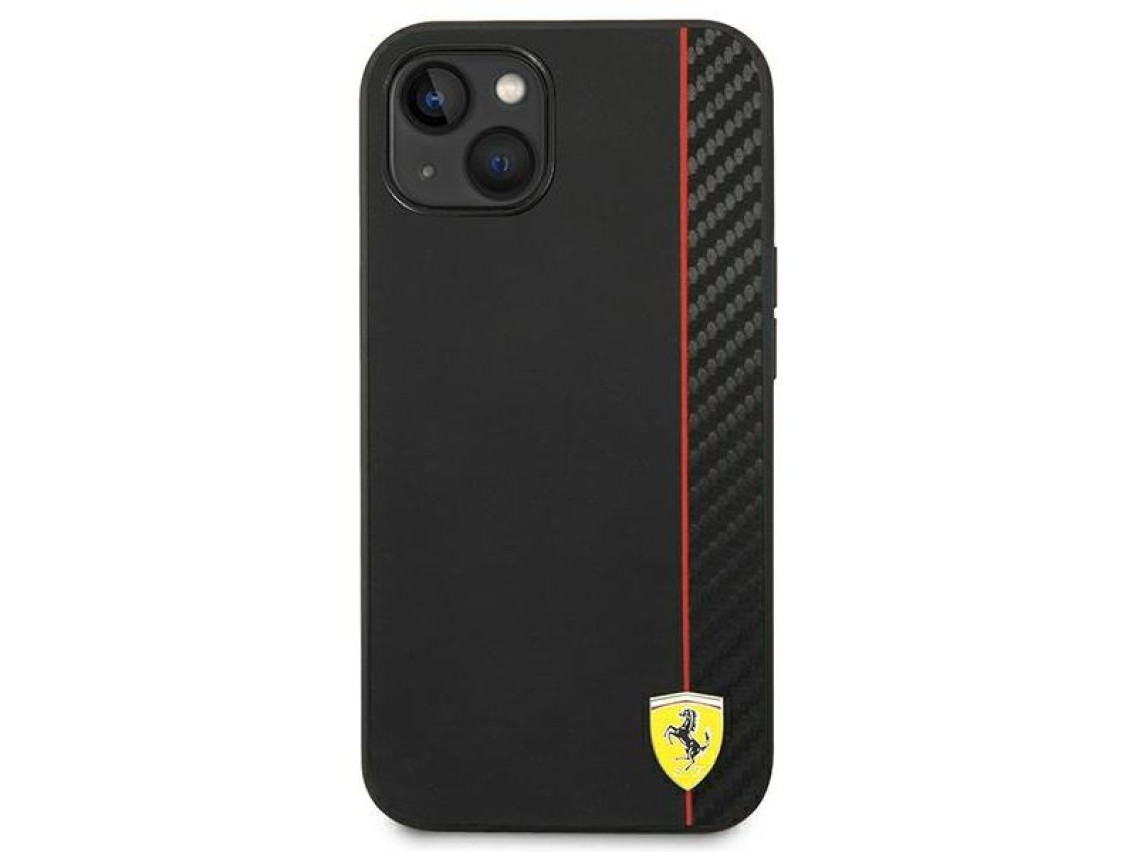 Ferrari FEHCP14MAXBK iPhone 14 Plus 6.7" negro/negro carcasa rígida Carbon