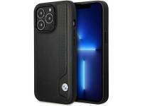 Funda BMW BMHCP14L22RBDK para iPhone 14 Pro de 6,1" negra/negra, rígida, de piel con puntos azules. Funda BMW BMHCP14L22RBDK para iPhone 14 Pro de 6,1" negra/negra, rígida, de piel con puntos azules.