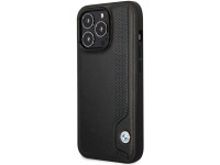 Funda BMW BMHCP14L22RBDK para iPhone 14 Pro de 6,1" negra/negra, rígida, de piel con puntos azules. Funda BMW BMHCP14L22RBDK para iPhone 14 Pro de 6,1" negra/negra, rígida, de piel con puntos azules.
