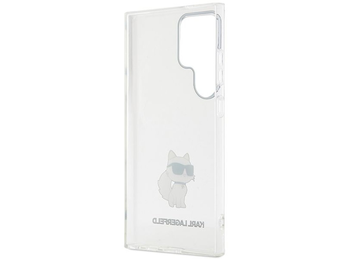 Capa Karl Lagerfeld IML Choupette para Samsung Galaxy S24 Ultra - transparente