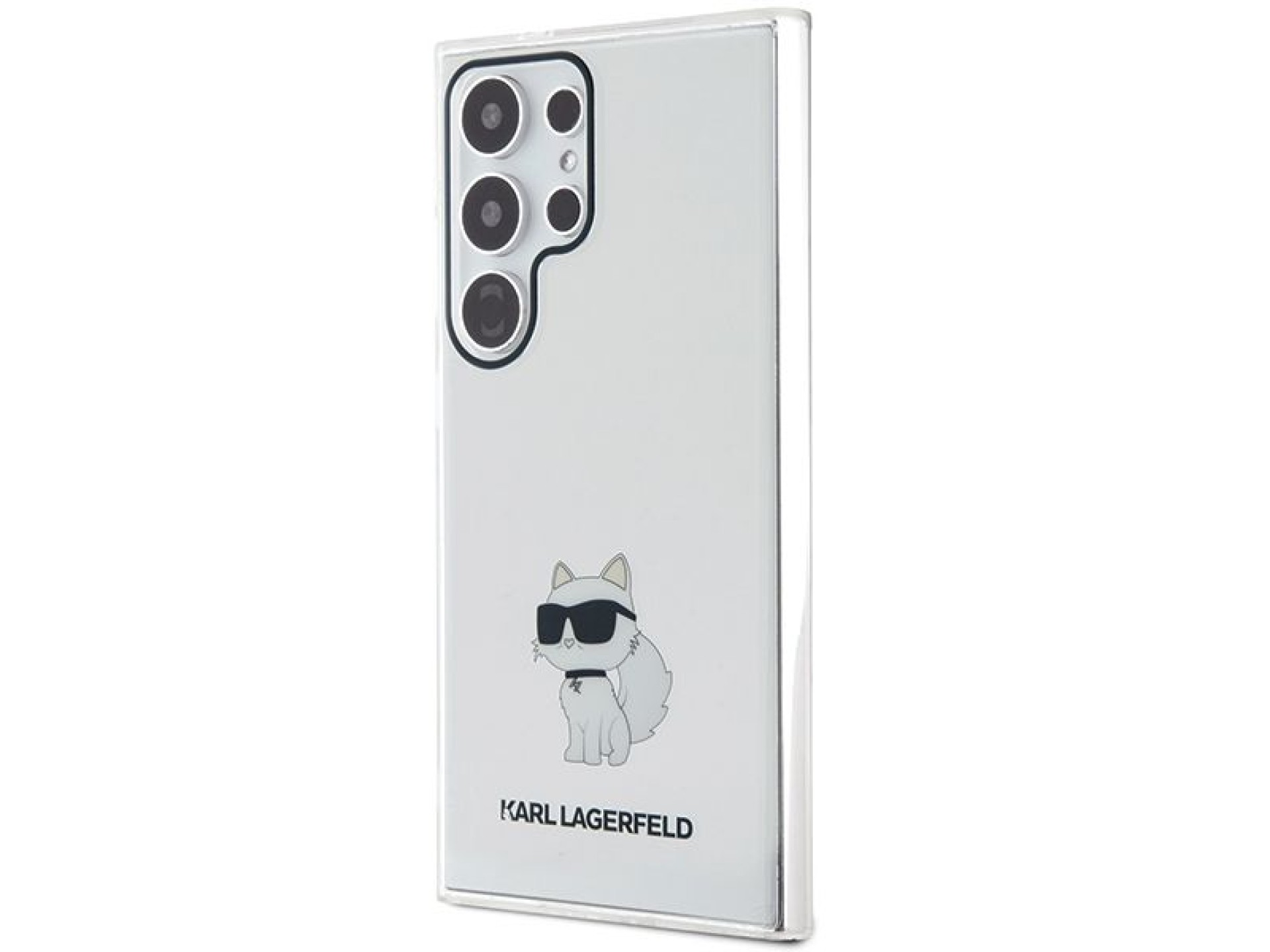 Capa Karl Lagerfeld IML Choupette para Samsung Galaxy S24 Ultra - transparente