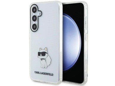 Karl Lagerfeld KLHCS24MHNCHTCT S24+ S926 caixa rígida transparente IML Choupette Karl Lagerfeld KLHCS24MHNCHTCT S24+ S926 caixa rígida transparente IML Choupette