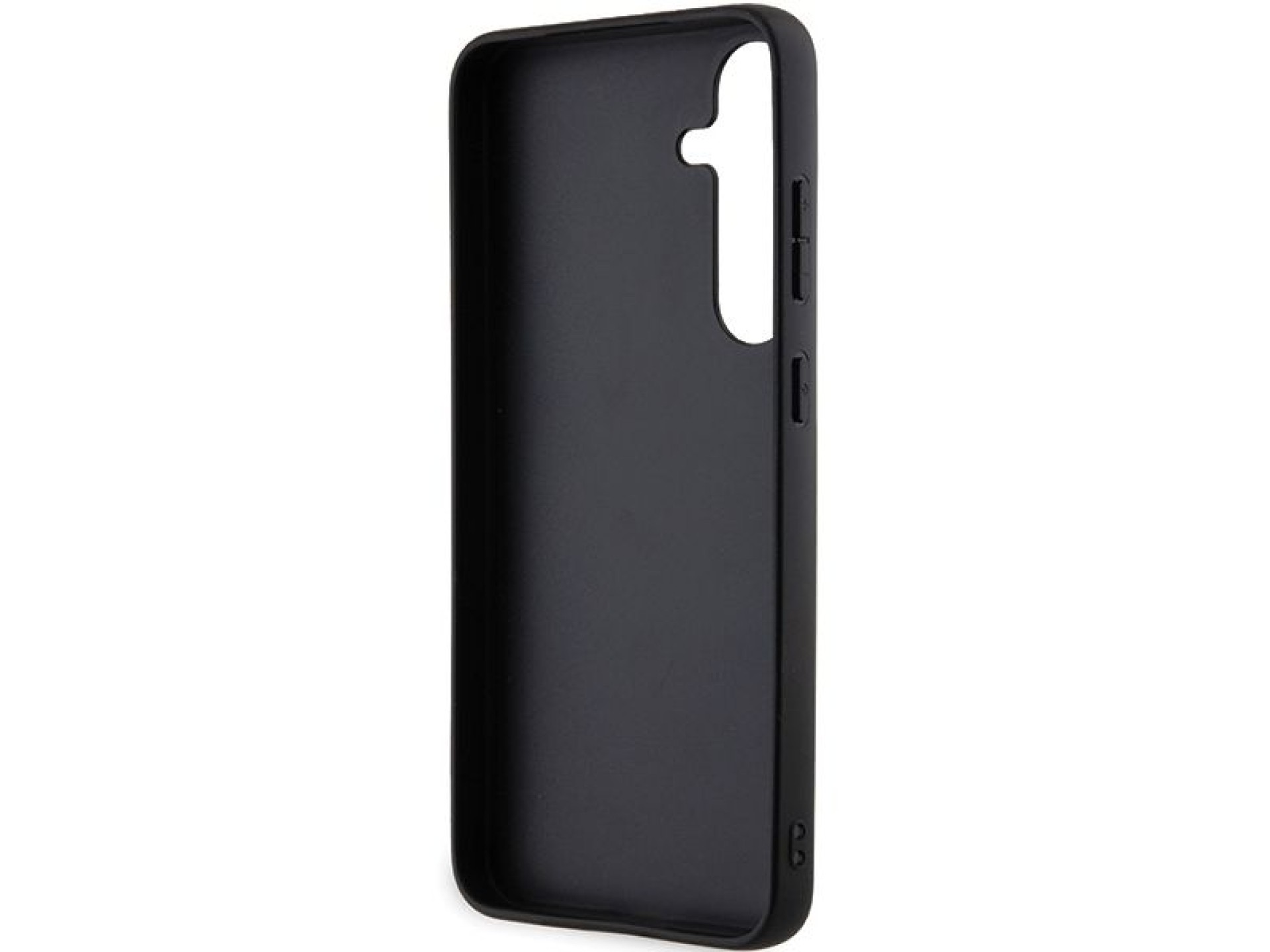 Karl Lagerfeld Gripstand Saffiano Karl&Choupette Pins case for Samsung Galaxy S24+ - black