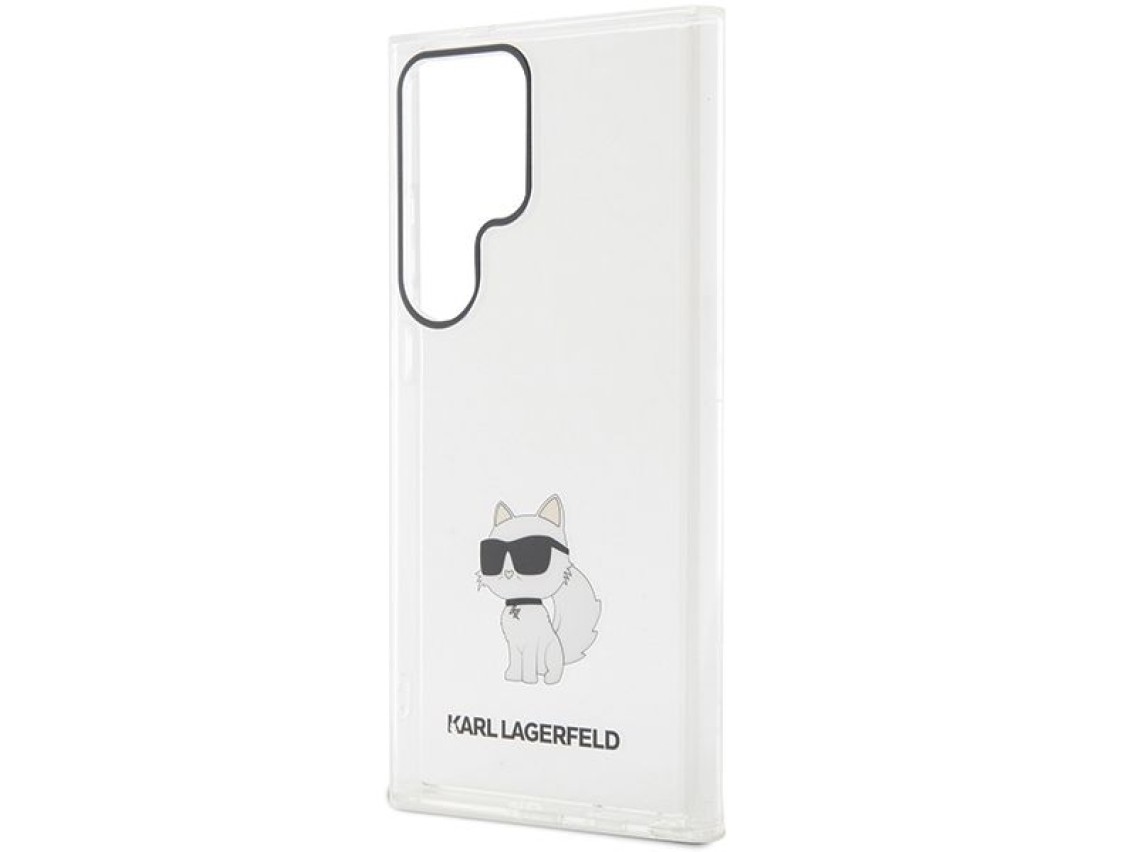 Capa Karl Lagerfeld IML Choupette para Samsung Galaxy S24 Ultra - transparente