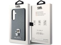 Karl Lagerfeld KLHCS24MPSAKCMPG S24+ S926 hardcase gray/gray Saffiano Karl & Choupette Metal Pin Karl Lagerfeld KLHCS24MPSAKCMPG S24+ S926 hardcase gray/gray Saffiano Karl & Choupette Metal Pin