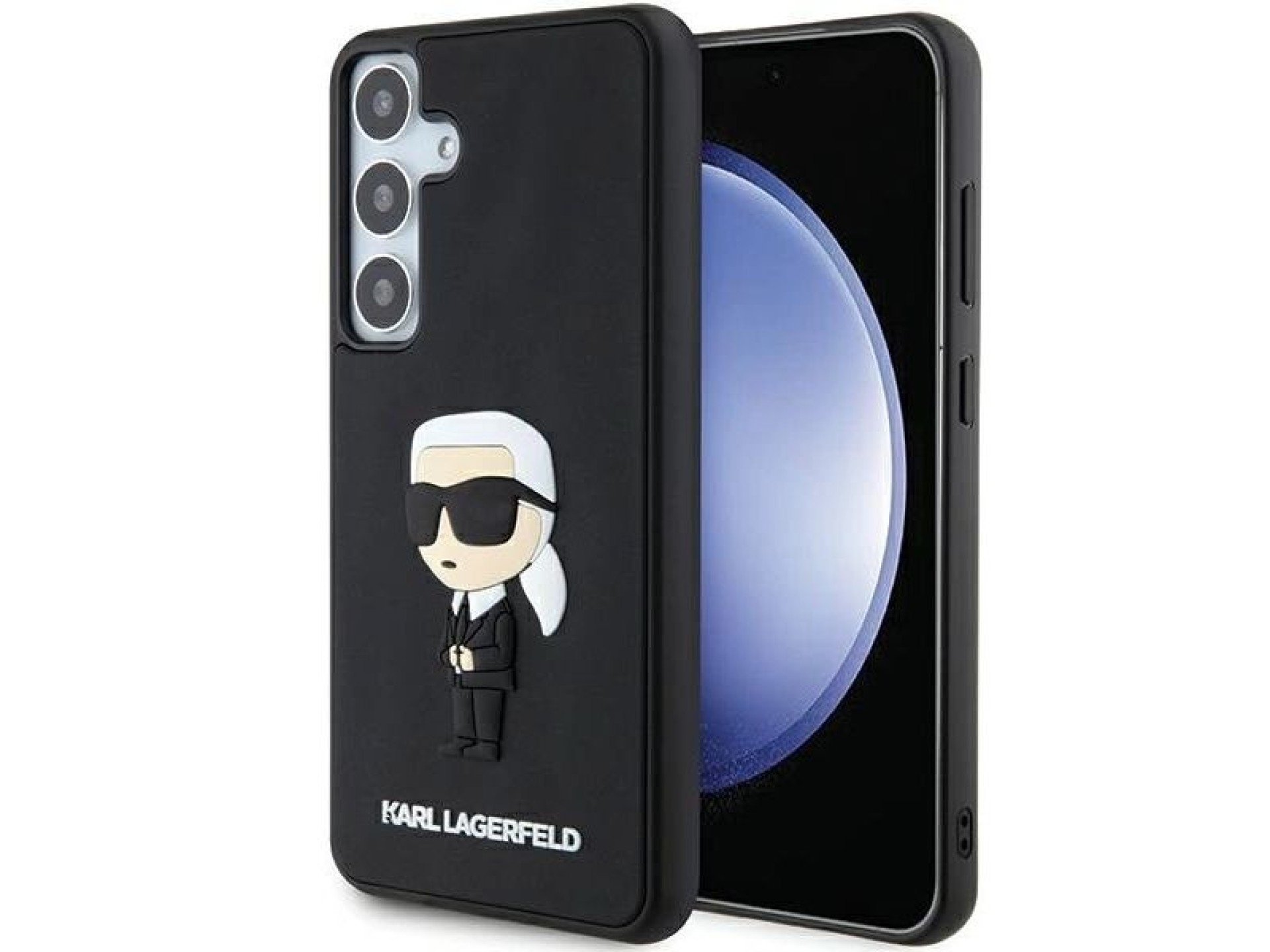 Karl Lagerfeld 3D Rubber Ikonik case for Samsung Galaxy S24+ - black