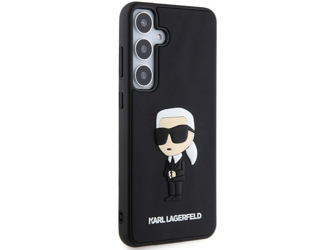 Karl Lagerfeld 3D Rubber Ikonik case for Samsung Galaxy S24+ - black