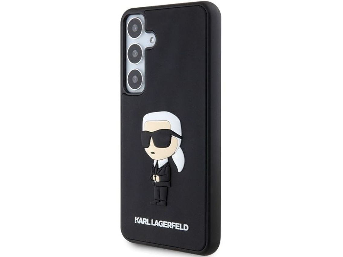 Karl Lagerfeld 3D Rubber Ikonik case for Samsung Galaxy S24+ - black