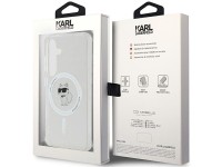 Capa Karl Lagerfeld IML Choupette MagSafe para Samsung Galaxy S24 - transparente Capa Karl Lagerfeld IML Choupette MagSafe para Samsung Galaxy S24 - transparente