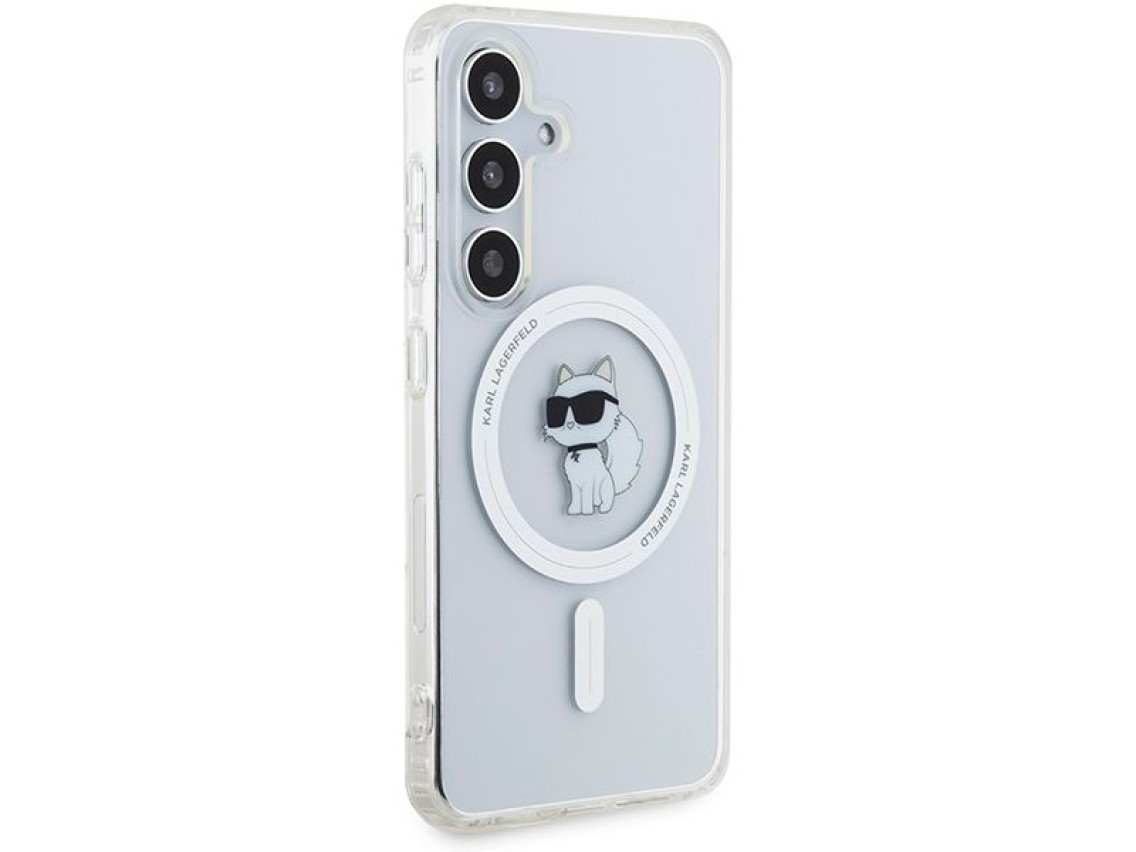 Capa Karl Lagerfeld IML Choupette MagSafe para Samsung Galaxy S24 - transparente