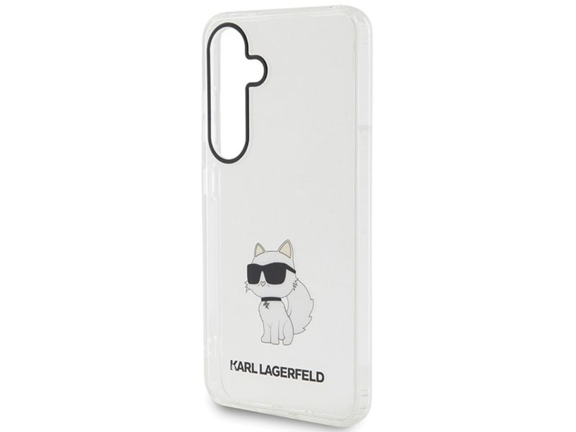 Karl Lagerfeld IML Choupette case for Samsung Galaxy S24 - transparent