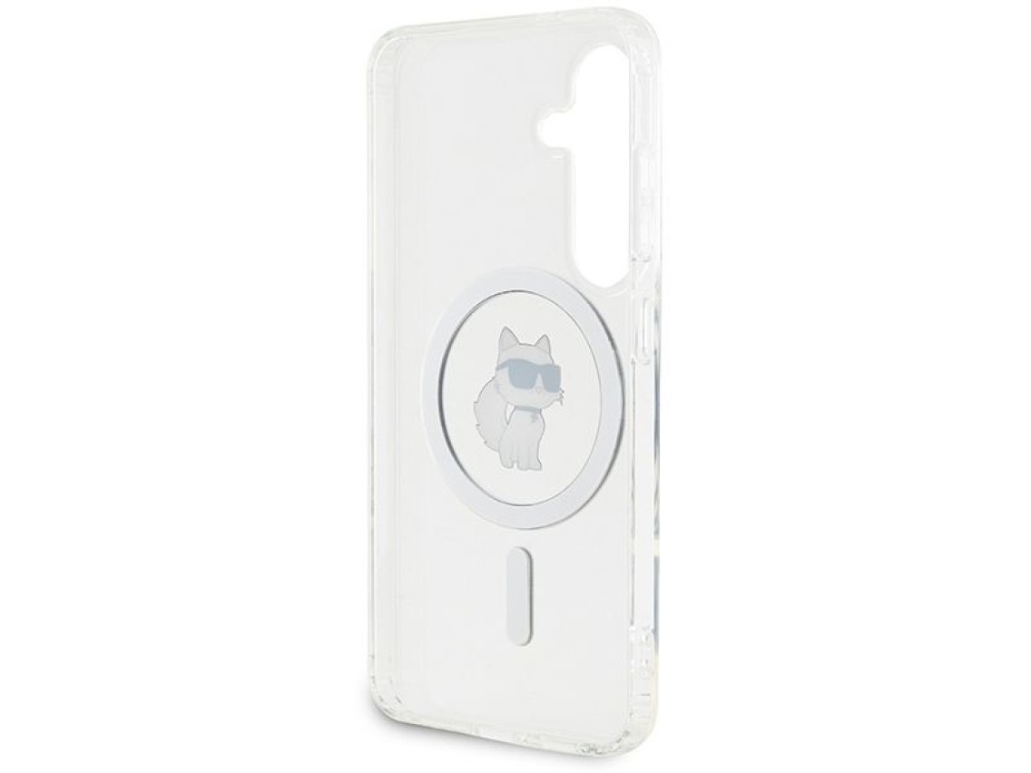 Capa Karl Lagerfeld IML Choupette MagSafe para Samsung Galaxy S24 - transparente